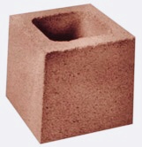 MEIO BLOCO 19X19X19CM